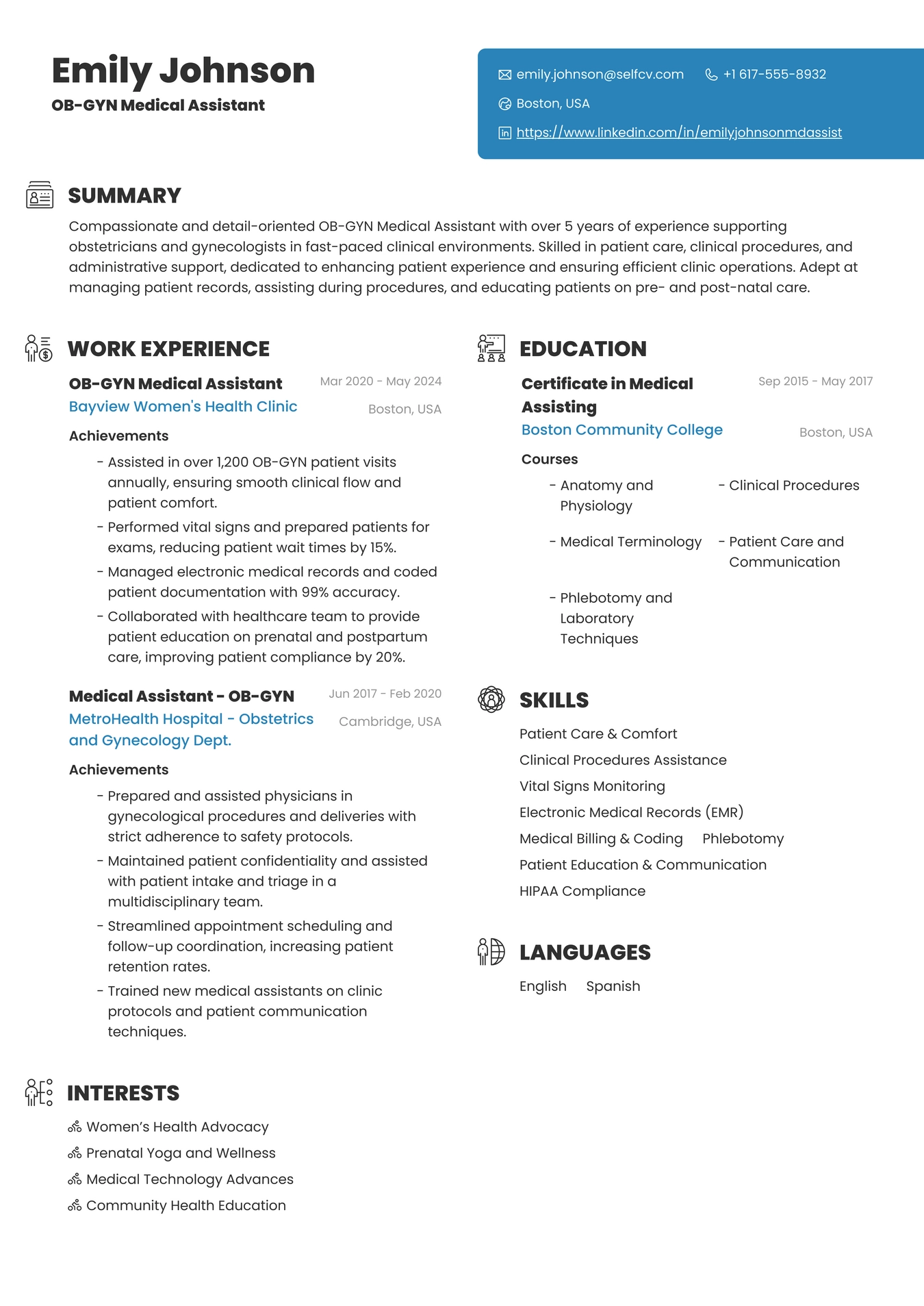 OB-GYN Medical Assistant