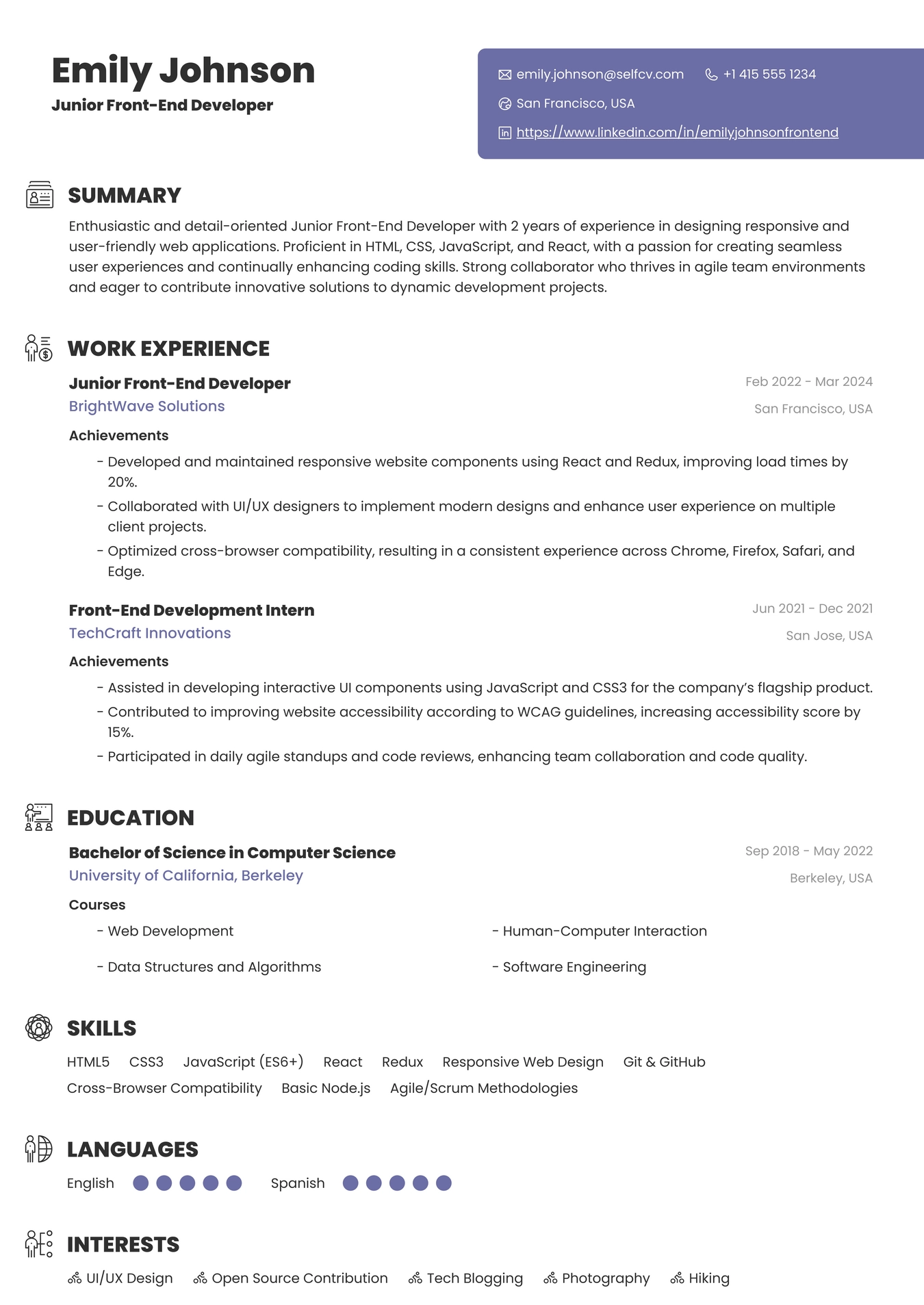 Junior Front-End Developer