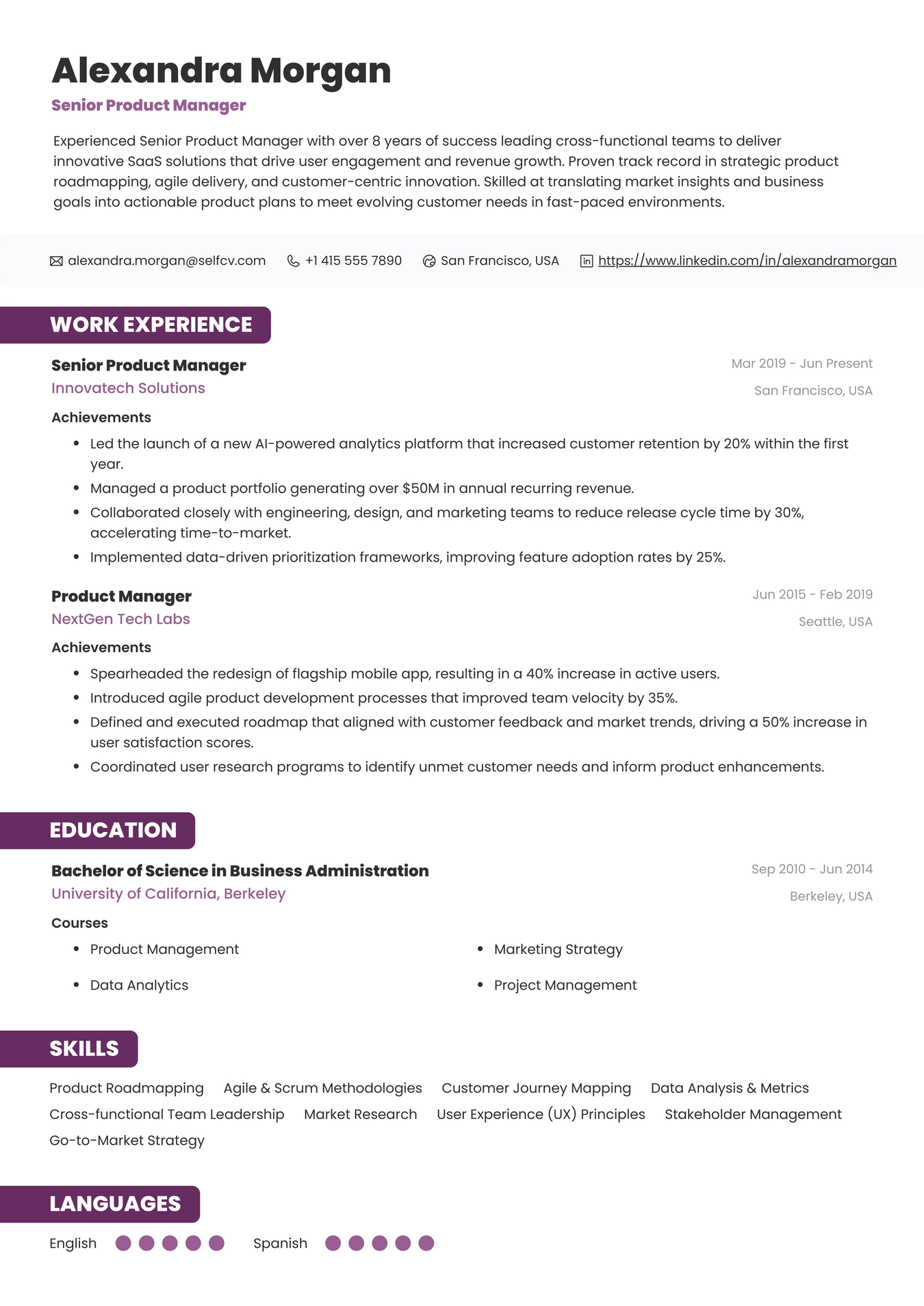 Senior Product Manager