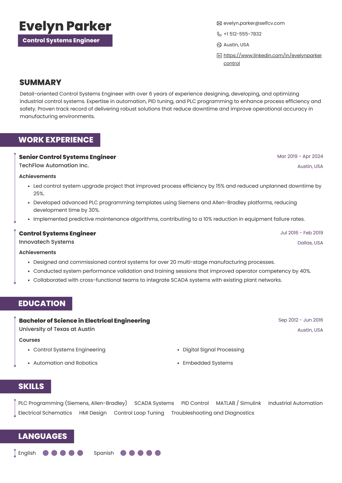 Control Systems Engineer