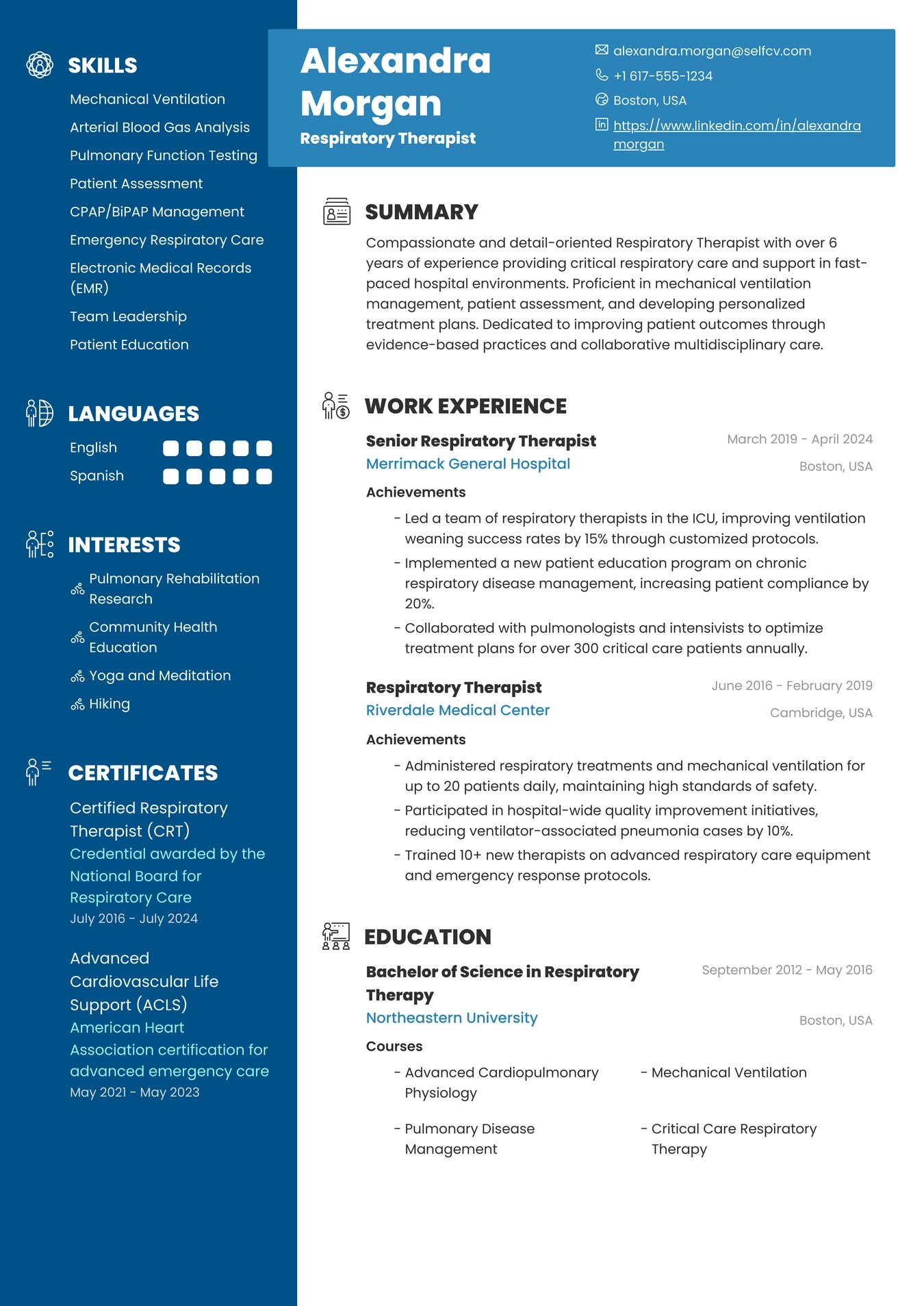 Respiratory Therapist