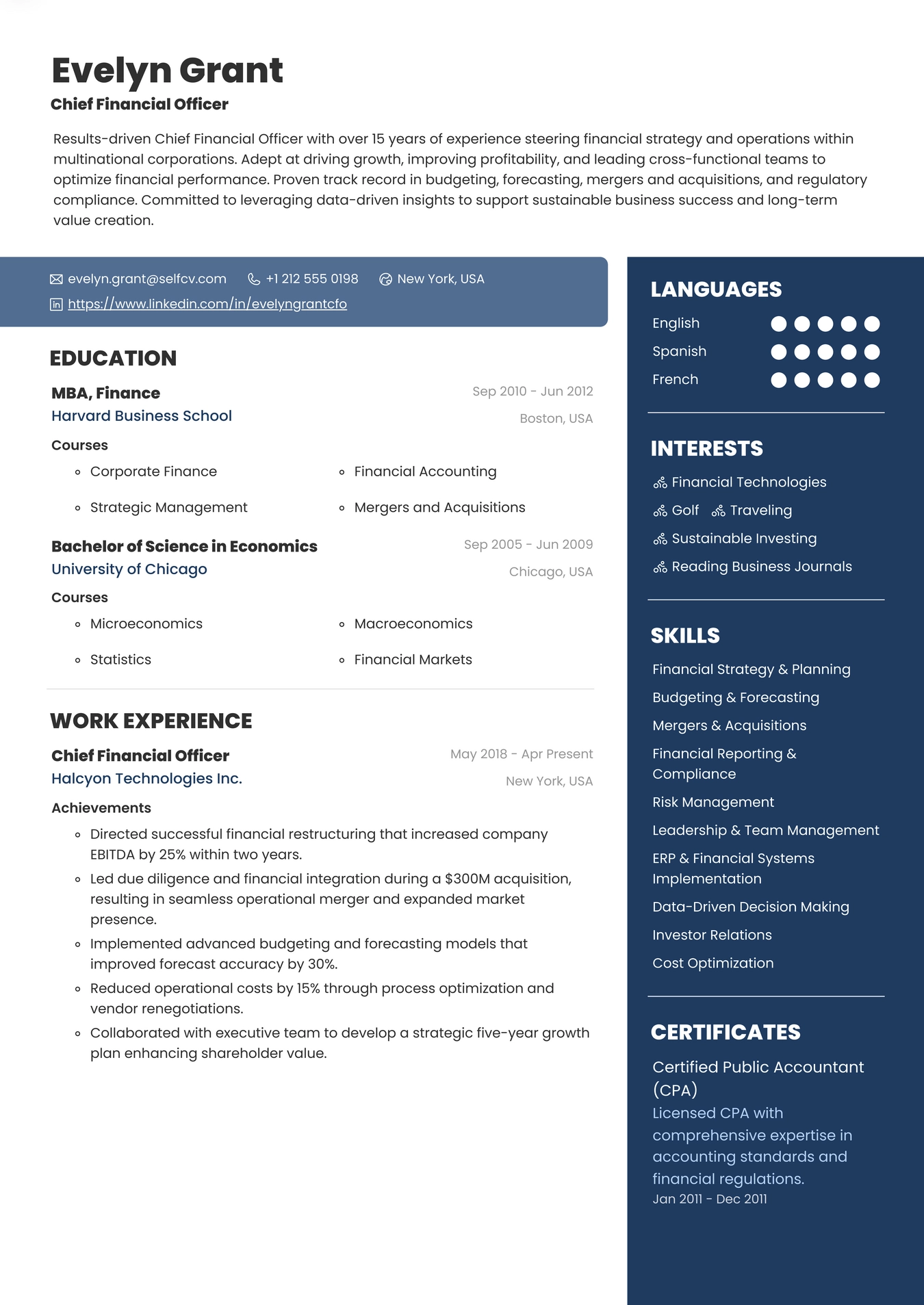 Chief Financial Officer