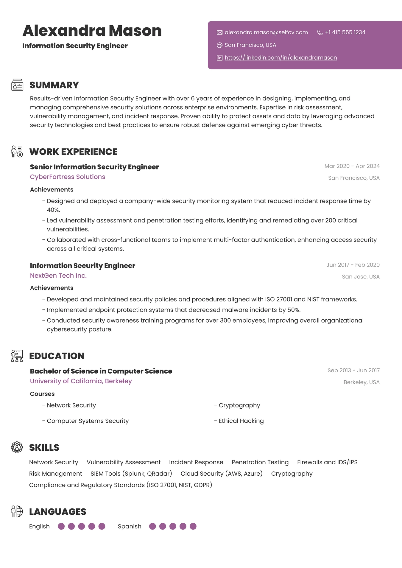 Information Security Engineer