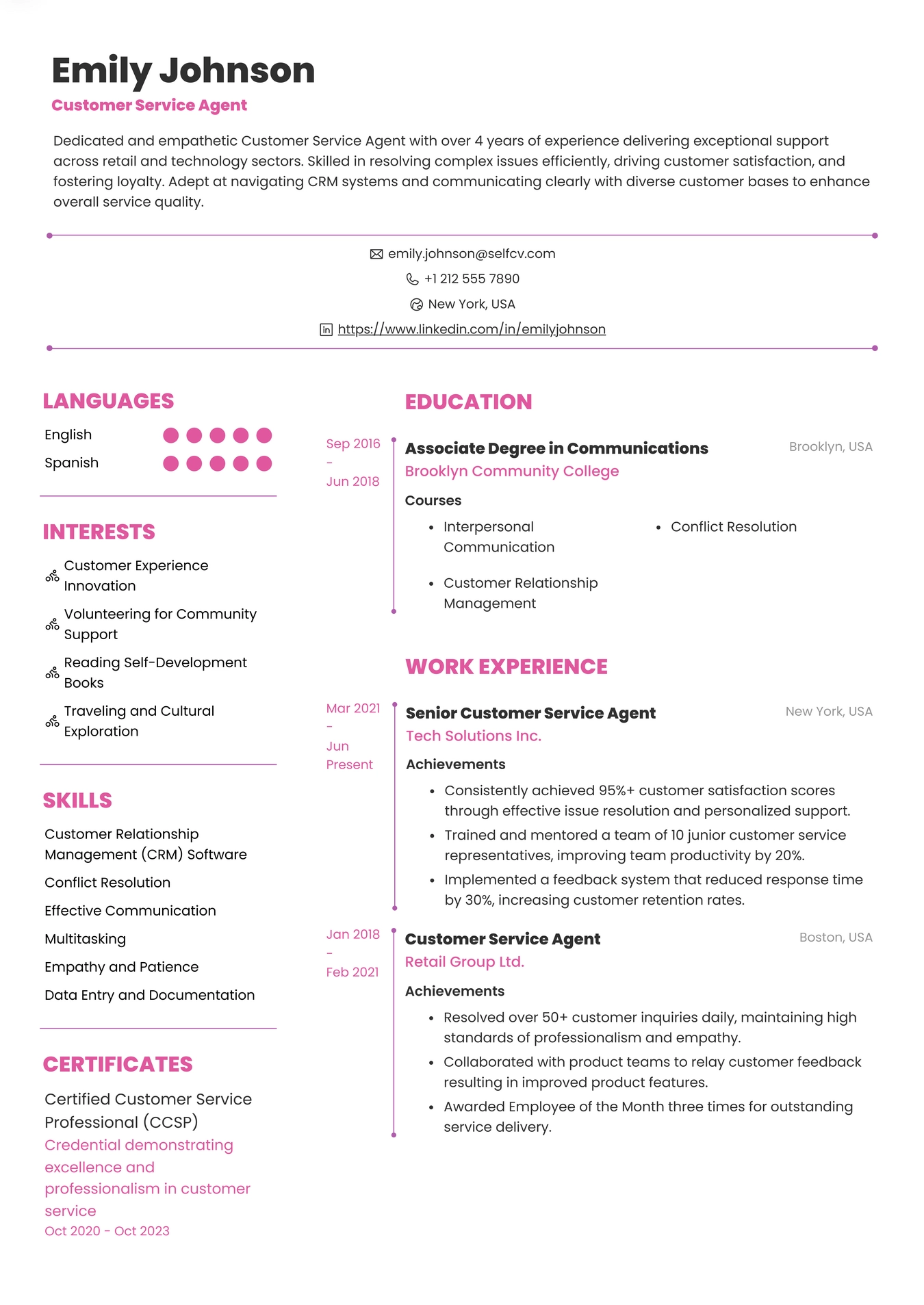 Customer Service Agent