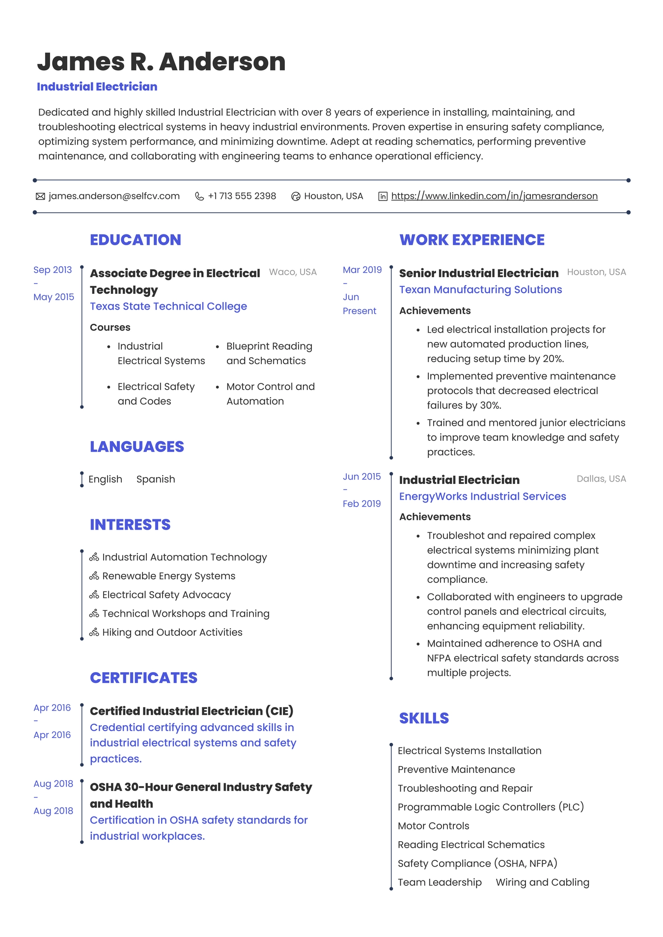 Industrial Electrician
