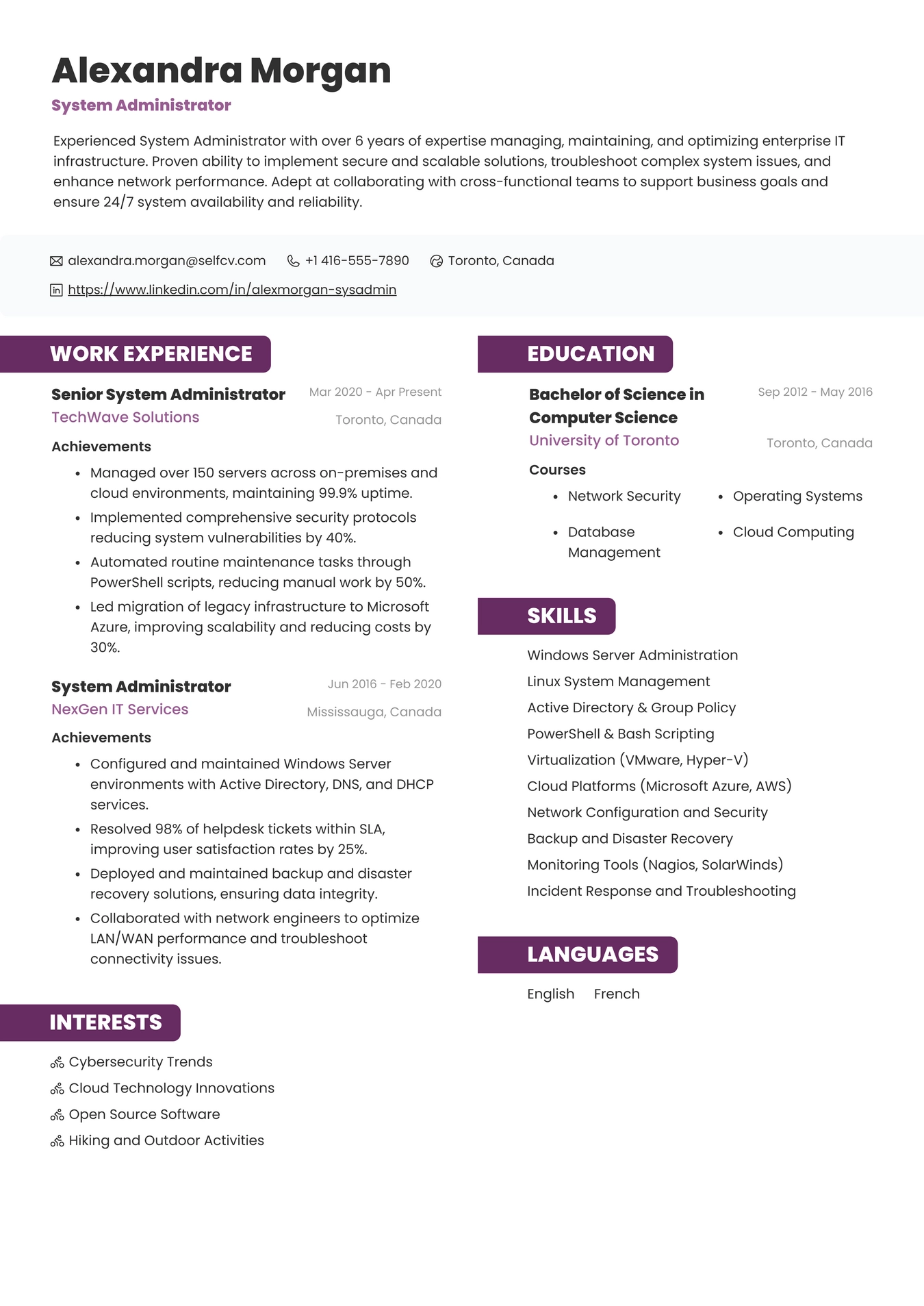 System Administrator